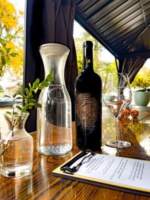 Outdoor Wine Tasting along the Healdsburg Plaza available.