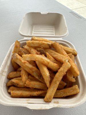 Crispy fries that came with the plate!