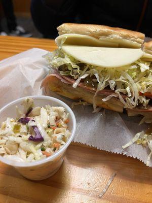 Bada Bing with jalapeño slaw