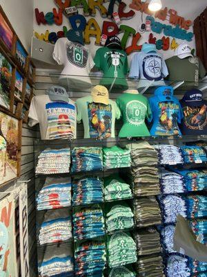 T-shirt section.