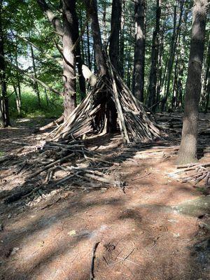 Lean to on the rustic trails