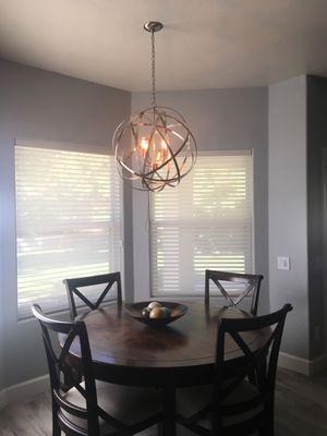 Kitchen chandelier, amazing!