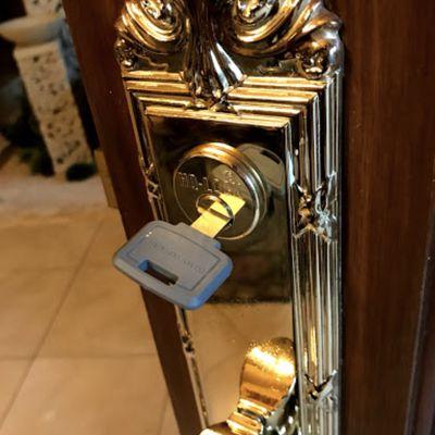 Decorative hardware plus high security lock