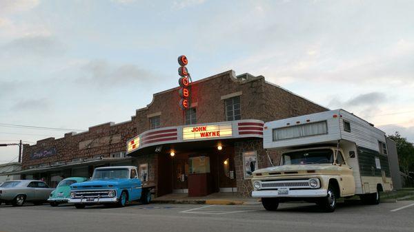 Classic Movies at the Historic Globe Theatre in Bertram, TX.