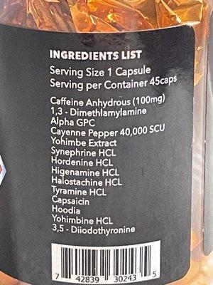 Fat burner.Good appetite suppression, energy, and nice mental focus. This did make me sweat.