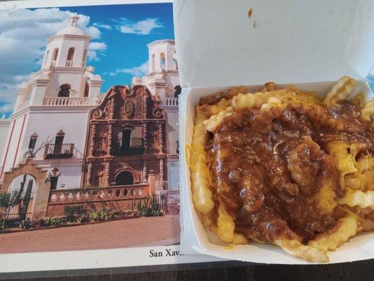 Chili Cheese Fries are poor quality, they are soft and salty.