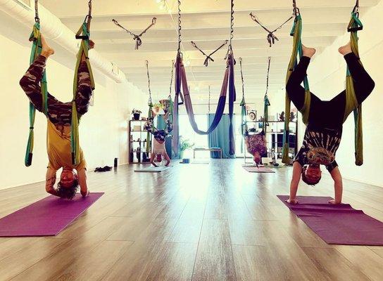 Regular Inversion during Aerial Class