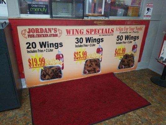 Wing specials