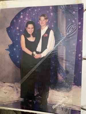 Homecoming 1998 oakmont high school me and chad