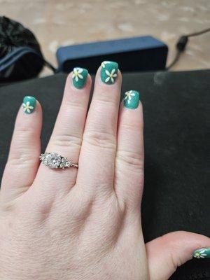 Nails done by Ann at Luxe Nail Spa in Overland Park, KS