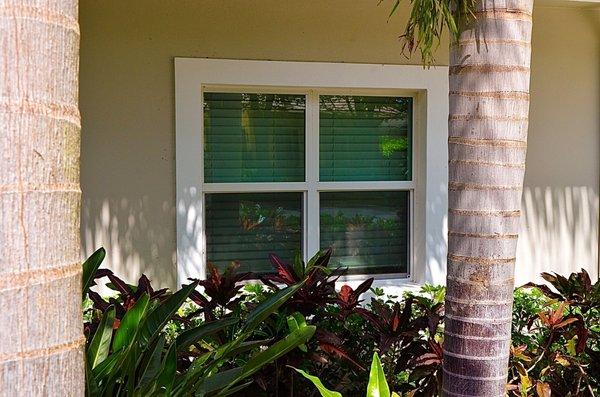 Side by side single hungs! (white frame / impact clear glass) #FloridaImpactWindows&Doors