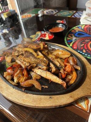 Chicken fajitas