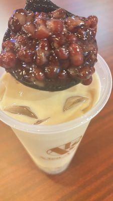 Red Bean Milk Tea