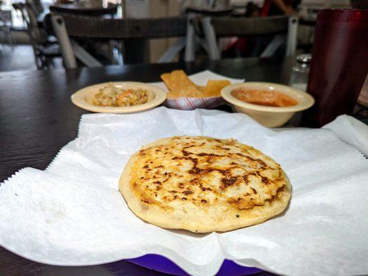 pupusas, fried pork