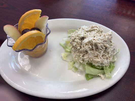 Chicken Salad with Fruit Cup