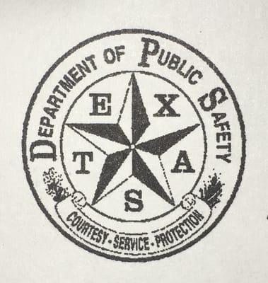 Main Texas location is on 5805 N. Lamar Blvd.  Also on www.DPS.Texas.gov