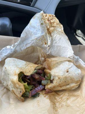 Asian Mushroom & Veggie Wrap