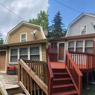 Exterior Deck Staining by Superior Plus Painting