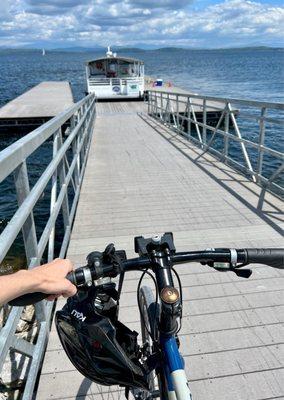 Taking the bike ferry