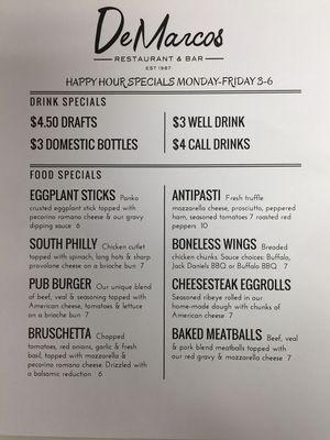 Happy Hour Mom-Fri 3-6