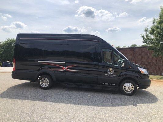 Our all new LIMO PARTY VAN! Book it today for your next special occasion!