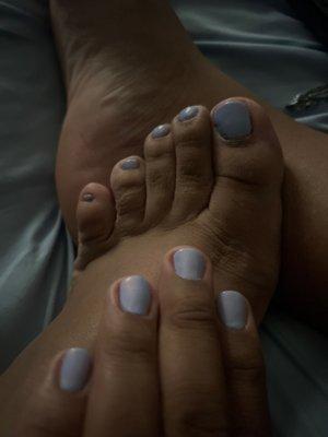 Gel Mani and pedi