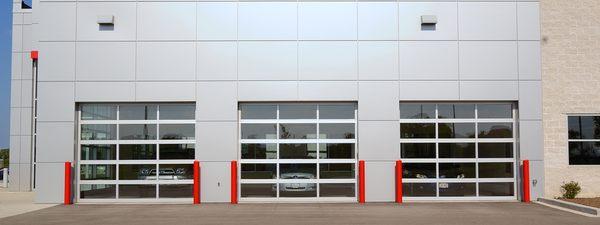 Schaefer Door offers commercial garage doors and garage door openers.