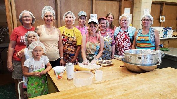 Pie bakers for the 4-H Fair