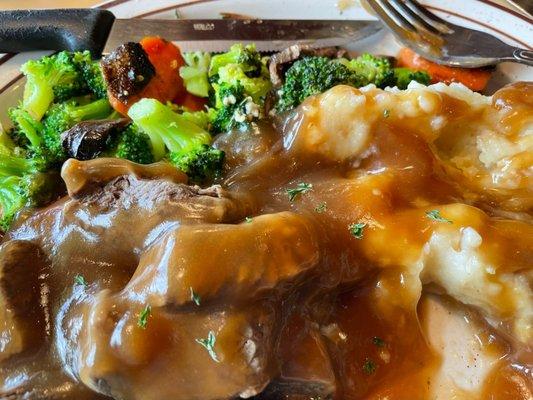 Pot Roast with great mashed potatoes!