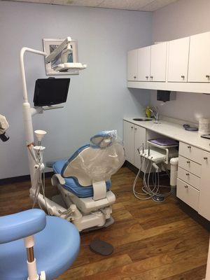 One of the four treatment rooms