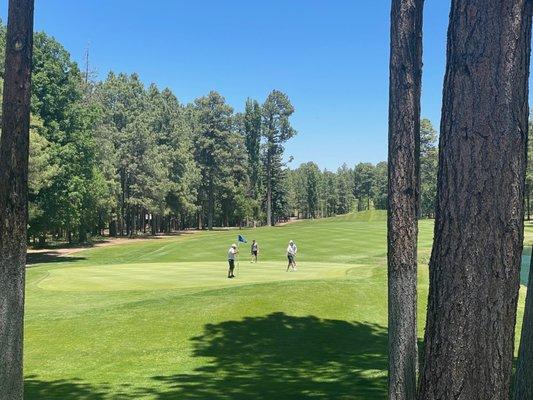 The 18th green...view from Annie's Perch