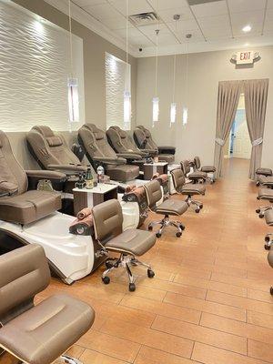 pedicure area