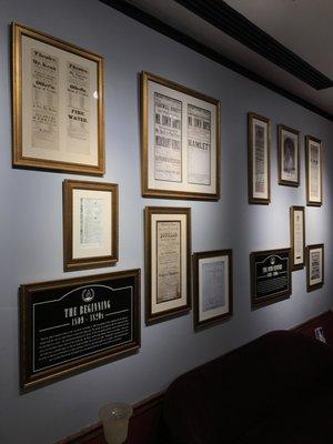 The newly renovated "Donor Lounge" at the Walnut Street Theatre