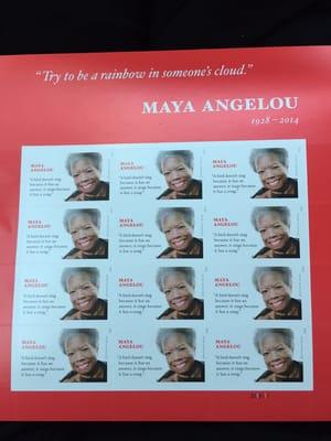 New Maya Angelou Stamps!