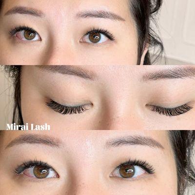 Velvet  Eyelash extension . Check us on Instagram : mirai_nail_lash