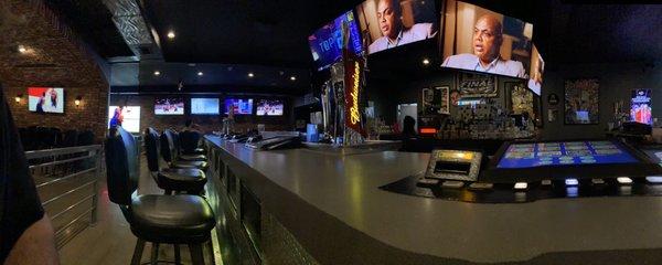 Interior. Very sports bar-ish