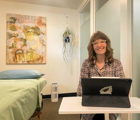 View in treatment room during intake