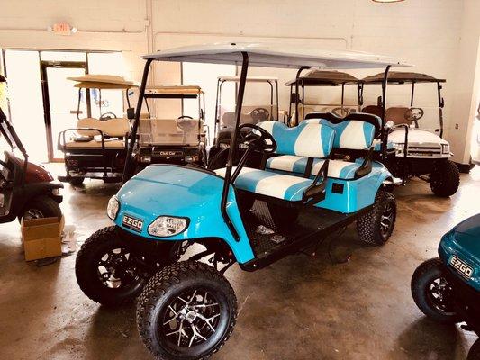 Custom Cart Rentals 6 Seater Golf Cart