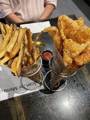 Seasoned fries and NM fries