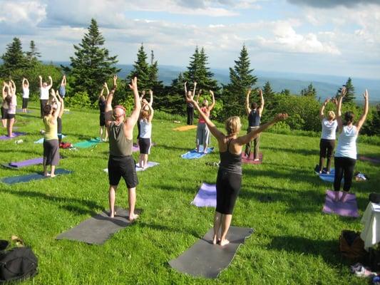 Yoga on Mt. Greylock