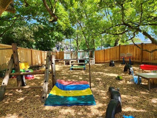 Another angle of our outdoor Preschool area!