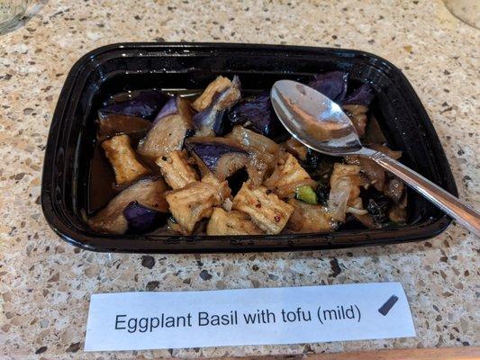 eggplant basil takeout