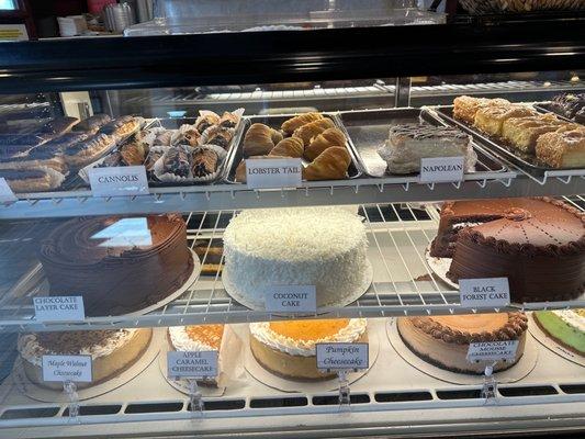 Great Italian desserts!  And blue ribbon New York cheesecake.