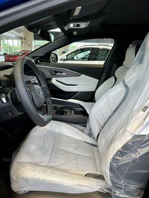 The interior of the new TLX