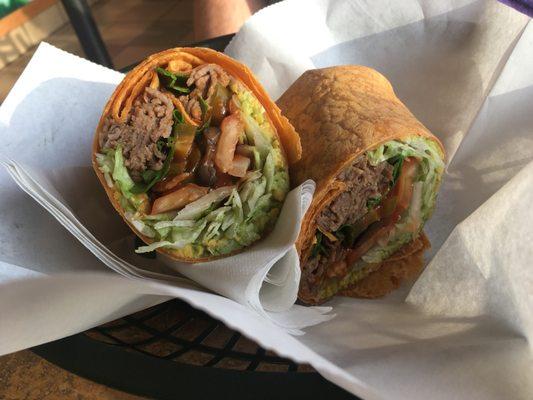 Chipotle southwest steak and cheese wrap