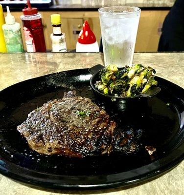 Ribeye Steak & Brussel Sprouts