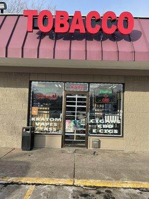 Tobacco shop vaping cigarettes cigars CBD Hokah