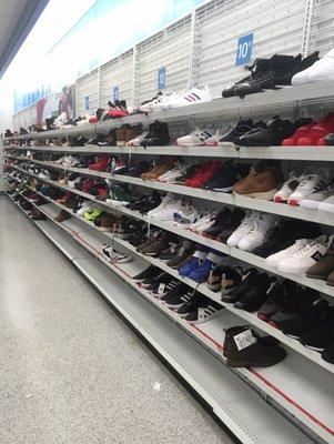 Decent selection of men's shoes.