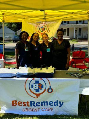 Some of our Best Remedy team out during Delmar's Day in the Park celebration!