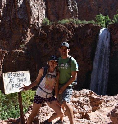 Eric & Chelise at Mooney Falls